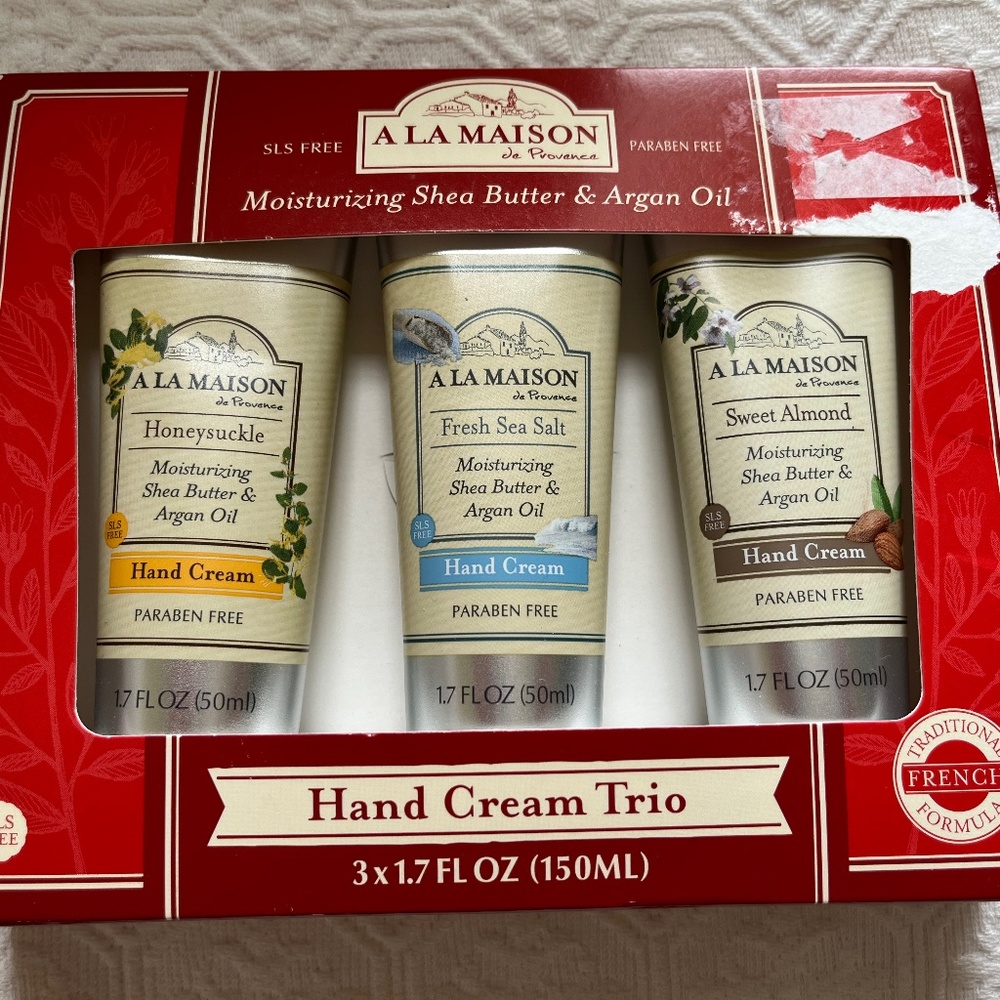 A La Maison Hand Crème Trio, 1.7 oz x 3